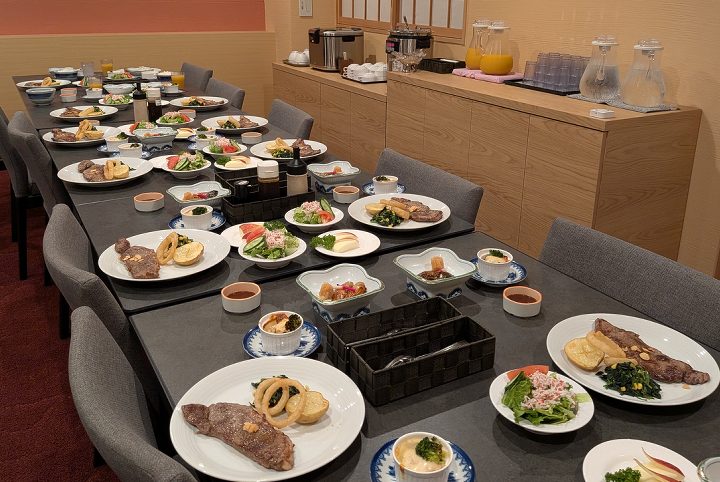 レストランの食事